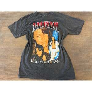 AALIYAH R&B Concert Band Tee T-Shirt Top Unisex M